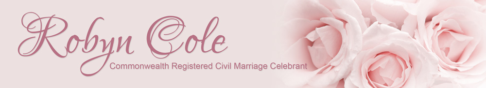 Robyn Cole - Commonwealth Registered Civil Marriage Celebrant
